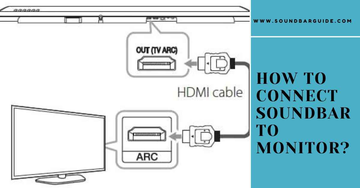 how to connect soundbar to monitor