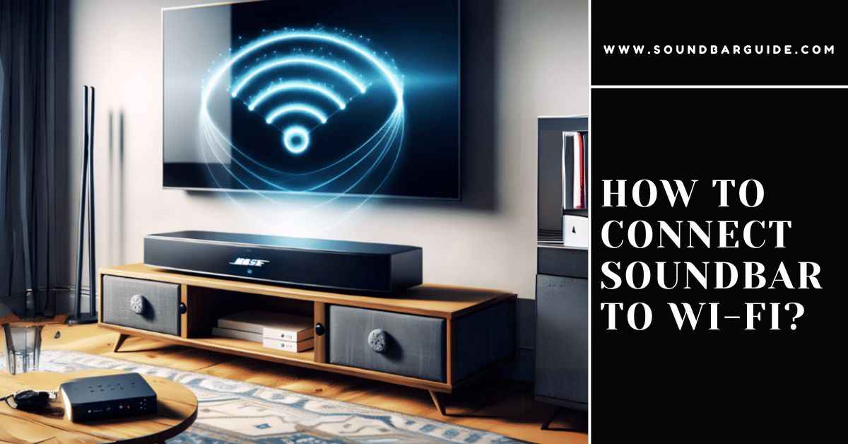 how to connect soundbar to wifi