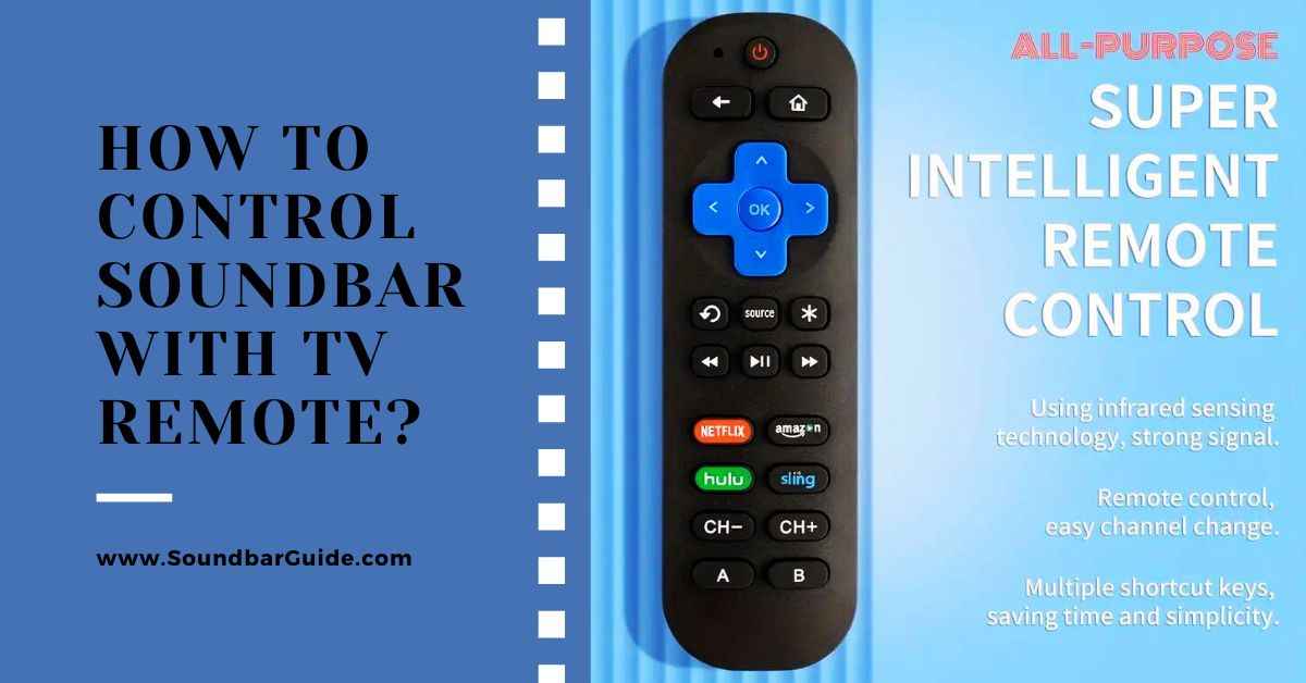 how to control soundbar with tv remote