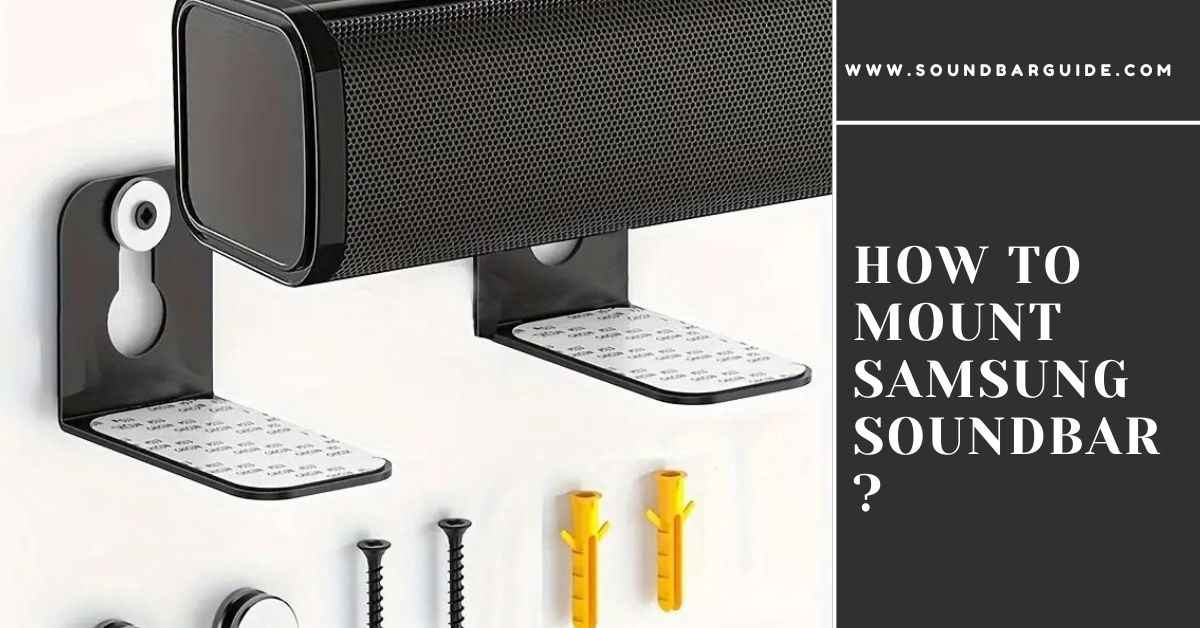 how to mount samsung soundbar