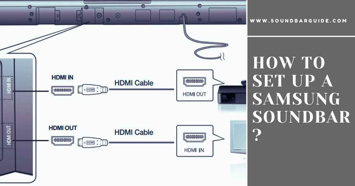 how to set up a samsung soundbar