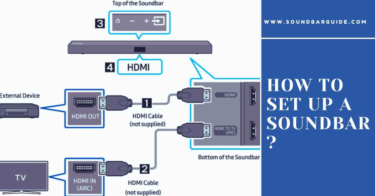 how to set up a soundbar